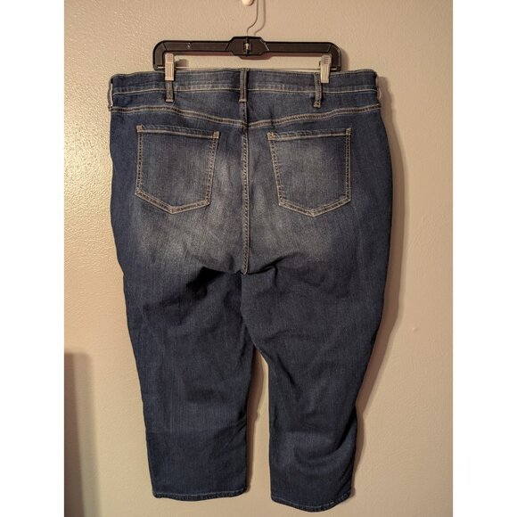 Torrid Premium Sky High Skinny Jeans Blue Size 24W Cropped - Picture 3 of 7